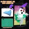 Costway 3.6' Halloween Inflatable Ghost Indoor Outdoor Blow Up Flying Halloween Decor